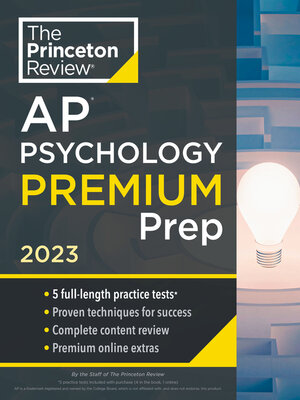 cover image of Princeton Review AP Psychology Premium Prep, 2023